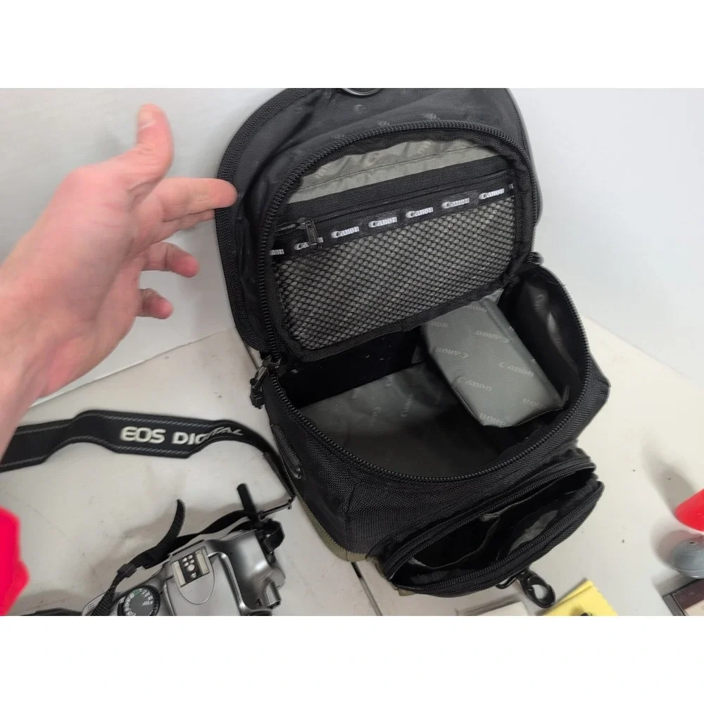 Canon EOS DS6041 6.3MP Digital SLR Camera With Camera Bag And Accessories
